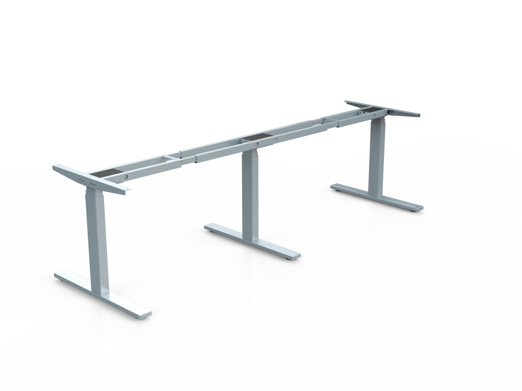 grey electric standing desk base