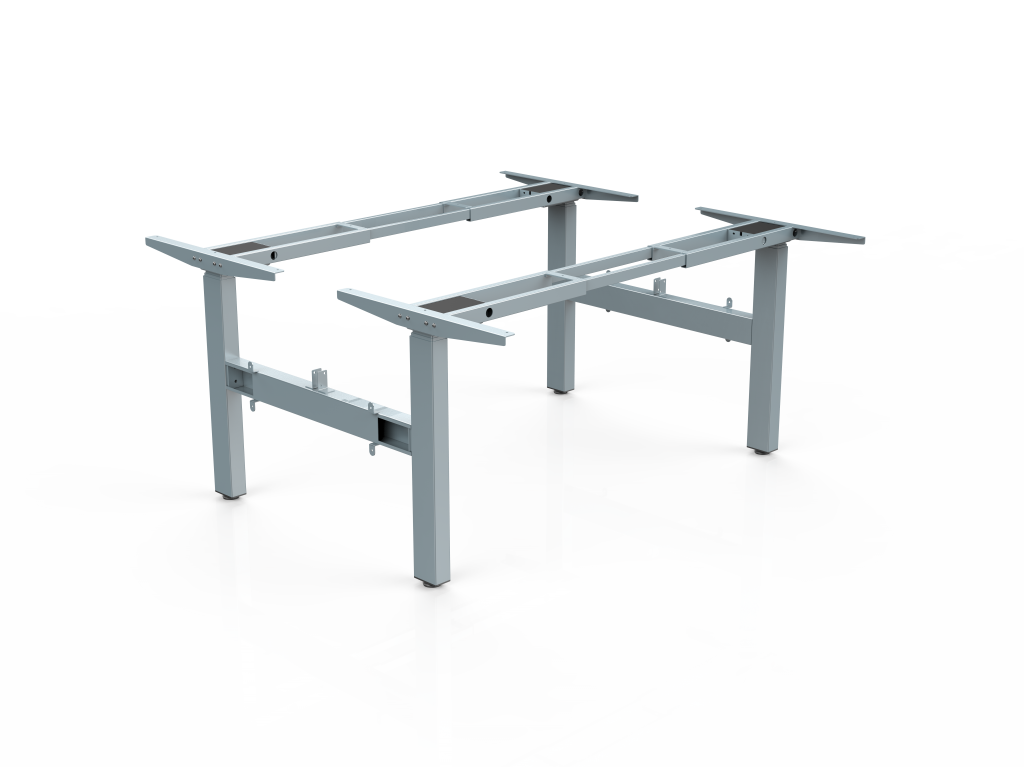 electric standing desk grey