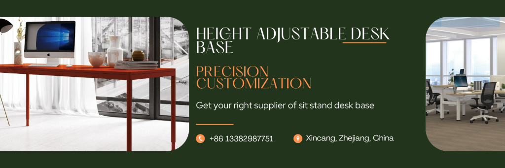 precision customized height adjustable desk base