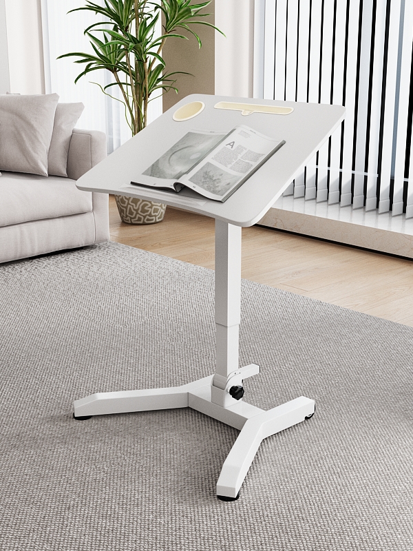 Angle tabletop pneumatic standing desk