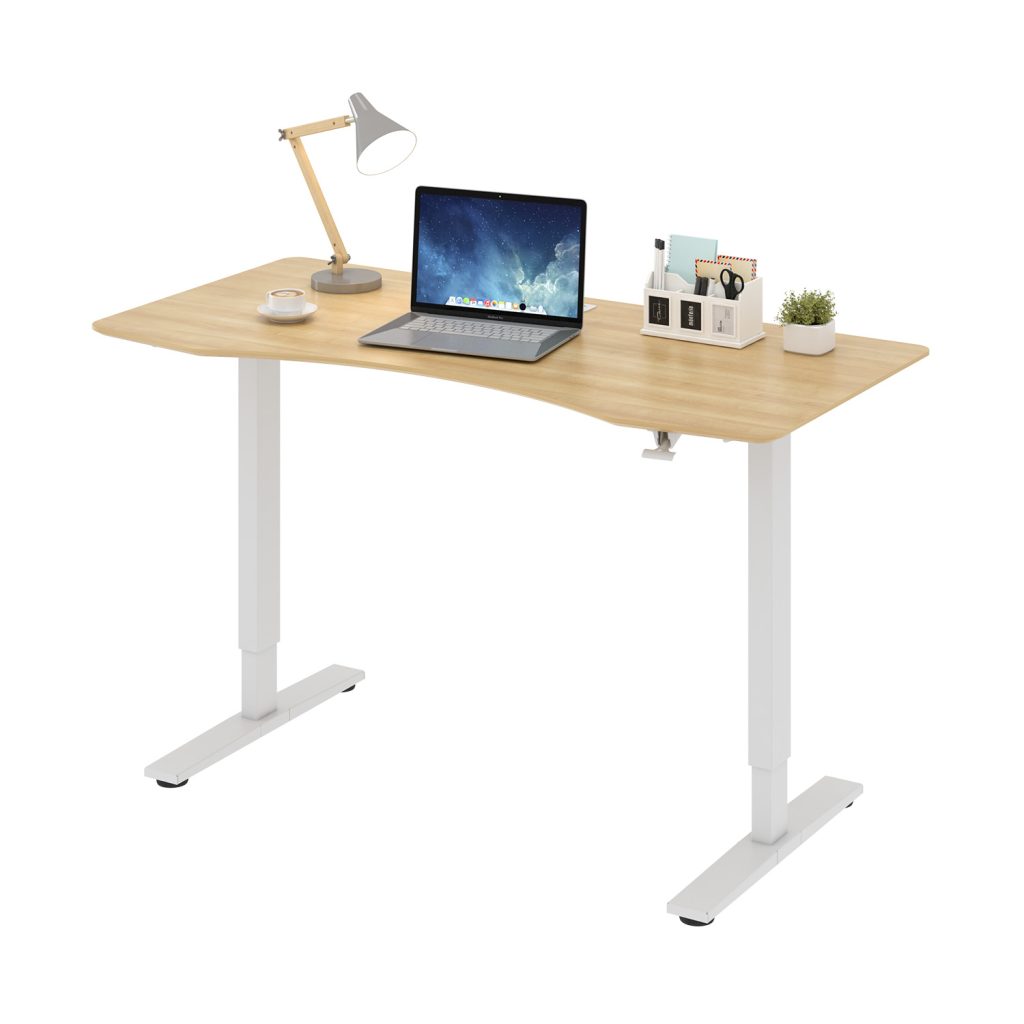 peeumatic sit stand desk